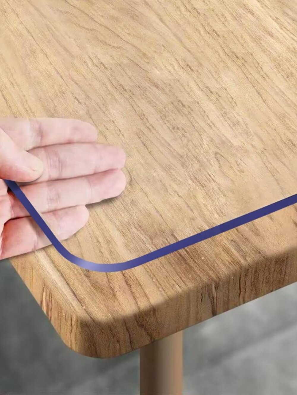 Clear Table Protector 36 x 60 Inch, 1.5mm Plastic Table Cover